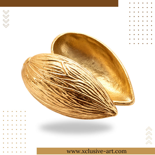 Golden Almond Dual-Wick Candle Holder
